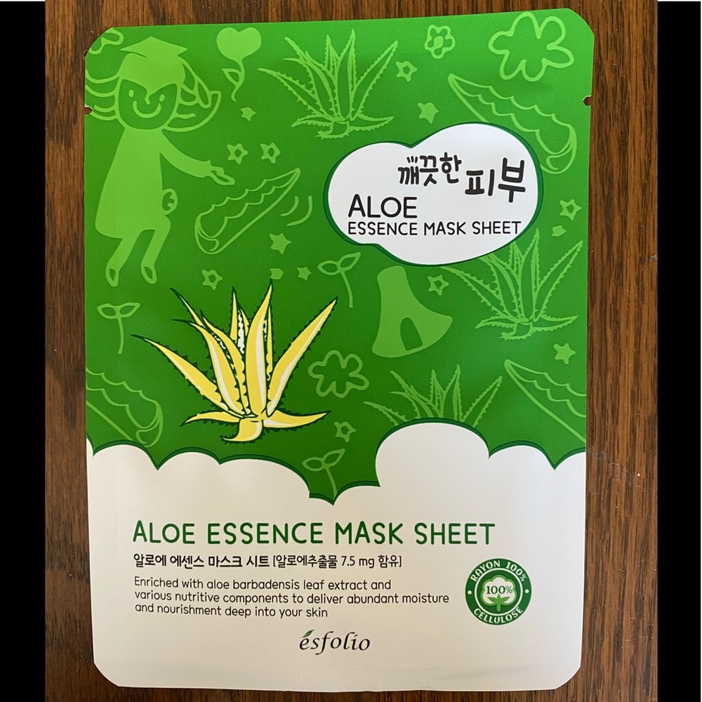 Hydrating  Korean Aloe face mask - 3 PACK